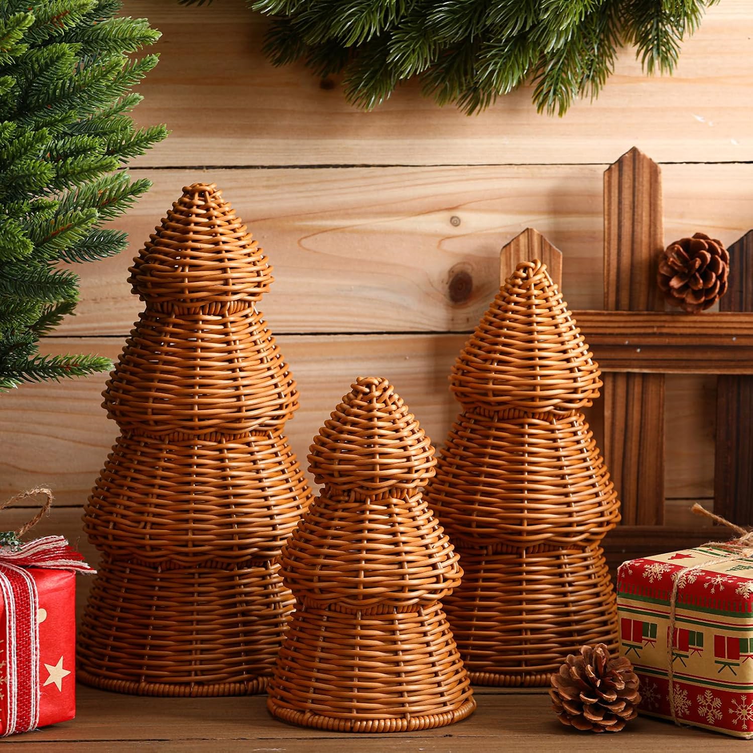 Christmas Tree Decor Rustic