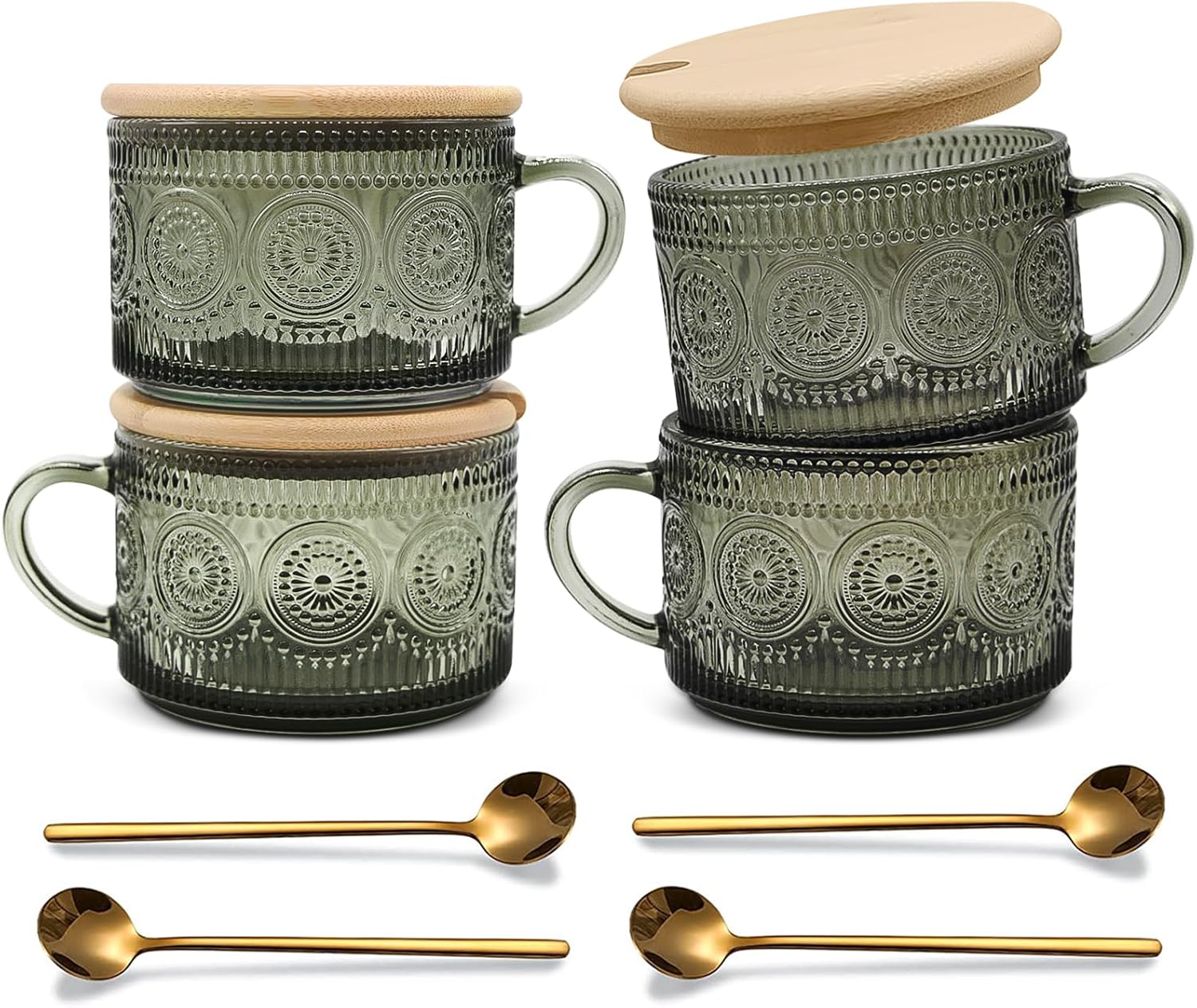 Vintage Coffee Mug Set